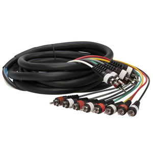 Reloop Cable Multi-RCA 3.0 m кабель, состоящий из 4-х стереопар RCA с каждой стороны, длина 3 м.